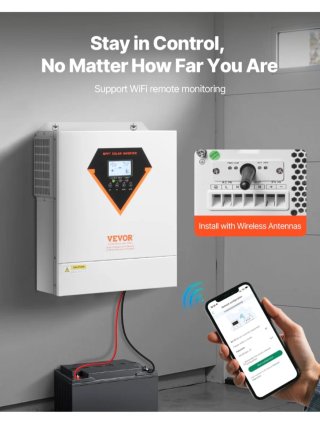 Inversor Solar Híbrido VEVOR MPPT