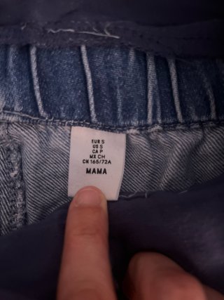 Shorts jeans premaman H&M Taglia S