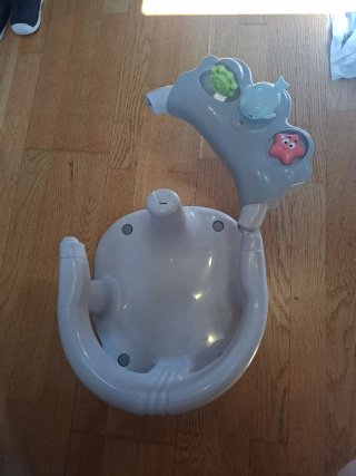 Adaptador bañera bebé con juguetes
