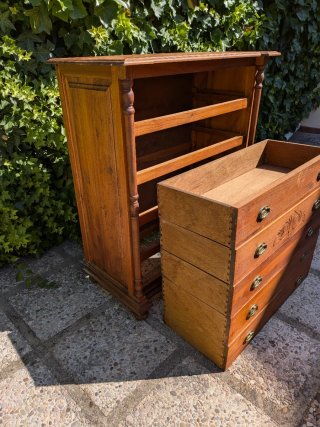 Mueble Cajonera Provenzal Madera