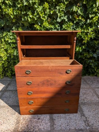Mueble Cajonera Provenzal Madera