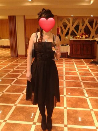 Vestido de fiesta negro