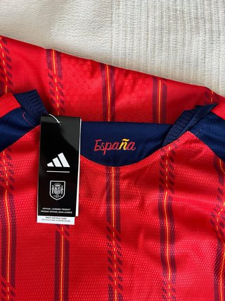 Camiseta Futbol España Roja y Azul