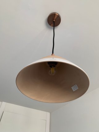 Lámpara Techo Zara Home Beige/Blanco