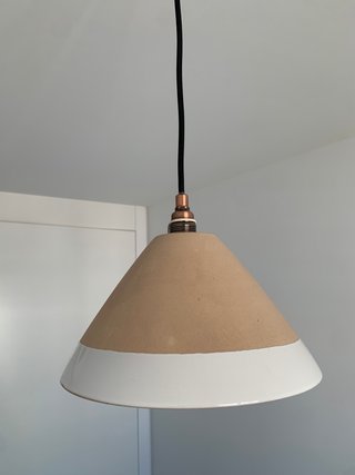 Lámpara Techo Zara Home Beige/Blanco