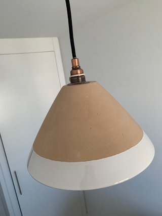 Lámpara Techo Zara Home Beige/Blanco