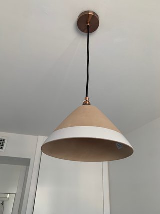 Lámpara Techo Zara Home Beige/Blanco