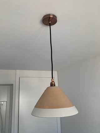 Lámpara Techo Zara Home Beige/Blanco
