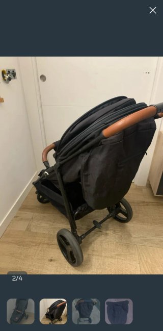 Silla de paseo ligera plegable Kindkraft