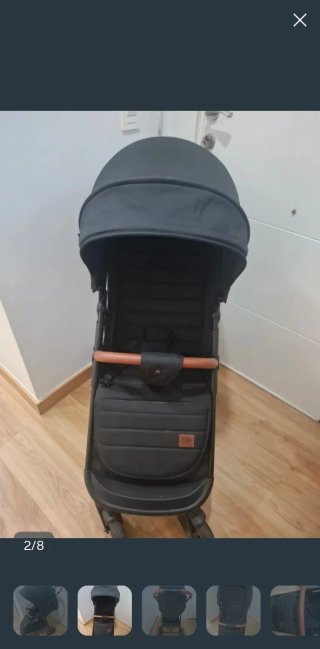 Silla de paseo ligera plegable Kindkraft