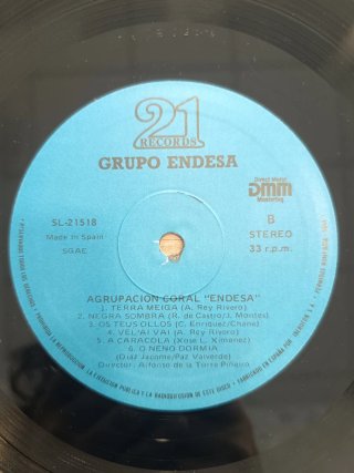 Vinilo Agrupación Coral Endesa