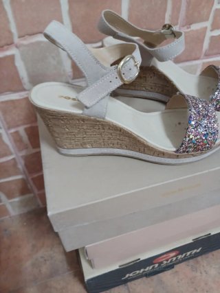 Sandalias Fosco cuña suela corcho.