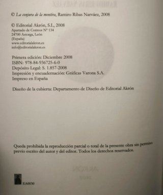 La conjura de la mentira