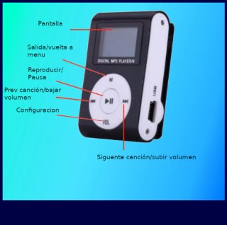 Reproductor MP3 Mini con Clip