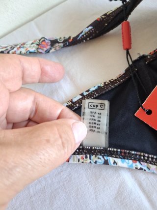Bikini Red Point Estampado Nuevo Talla 46