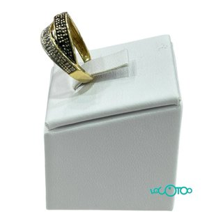 Anillo Oro 18K con dos partes talla 11