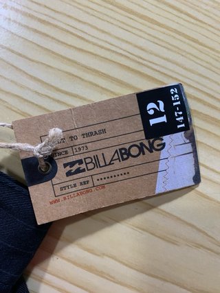Bermudas niño Billabong rayas finas talla 12