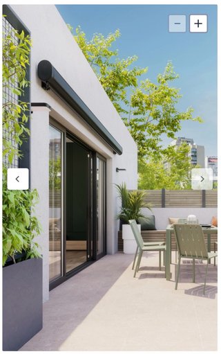Toldo extensible 3.95x3m Loby c