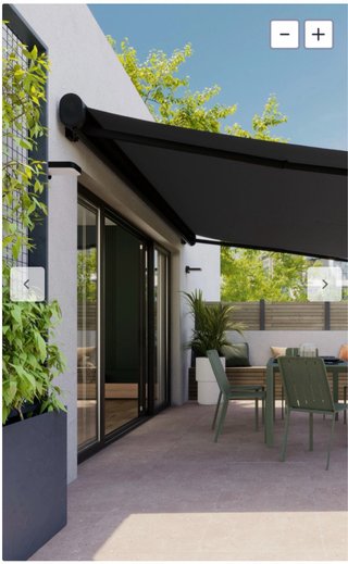 Toldo extensible 3.95x3m Loby c