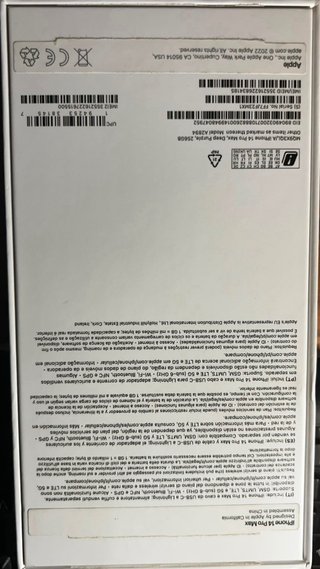 iPhone 14 Pro Max viola, 6.7 pollici. Con scatola