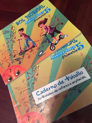 Libro y Cuaderno Música y Danza Primaria 5