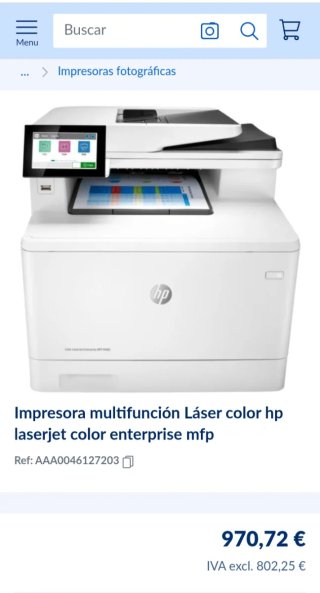 Impresora HP Color LaserJet MFP E47528