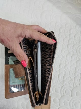 Cartera Anekke con estampado de bosque LEER comple