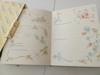 Portafoto nascita azzurro con cornice