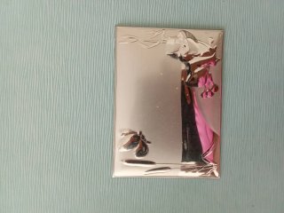 Portafoto nascita azzurro con cornice