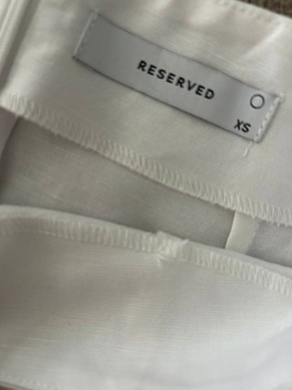 Falda blanca talla 34 nueva