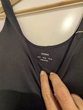 Vestido Oysho Negro Nuevo