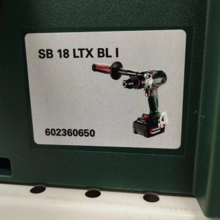 Taladro Metabo SB 18 LTX BL Q I