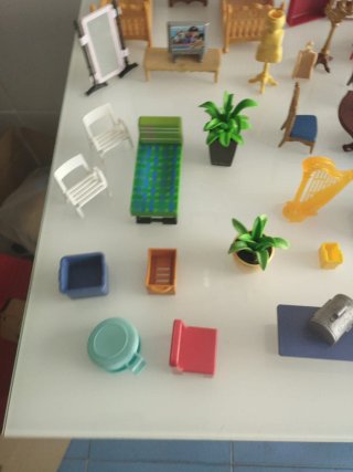 Lote Playmobil Casa y Jardín