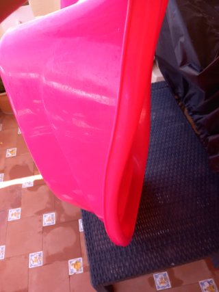 Bañera bebé rosa con asiento