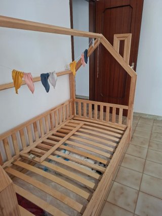 Letto Montessori con cassettone
