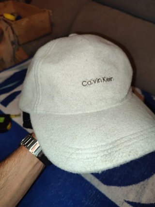 Gorra Calvin Klein Lana Gris Metálico