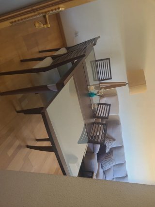 Mesa comedor extensible y 6 sillas