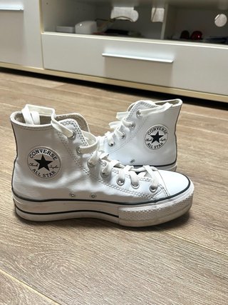 Converse All Star Plataforma Blancas