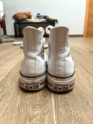 Converse All Star Plataforma Blancas