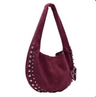 Bolso Parfois tipo hobo color burdeos