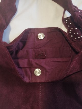 Bolso Parfois tipo hobo color burdeos