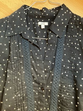 Camisa OVS Estrellas Negra