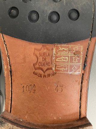 Zapatos de vestir negros Brend 45