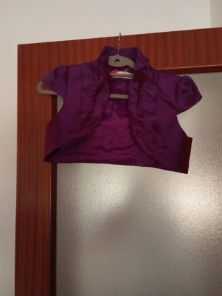 Vestido de fiesta largo morado