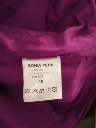 Vestido de fiesta largo morado