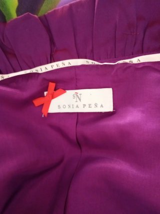 Vestido de fiesta largo morado