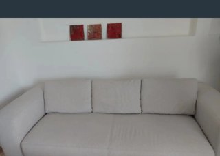 3 Cojines Kave Home Block Beige/Gris
