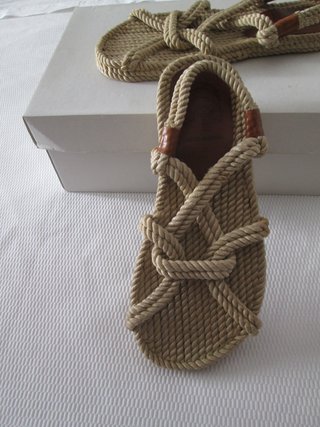 SANDALIAS DE CUERDA DE ALGODON ARTESANALES