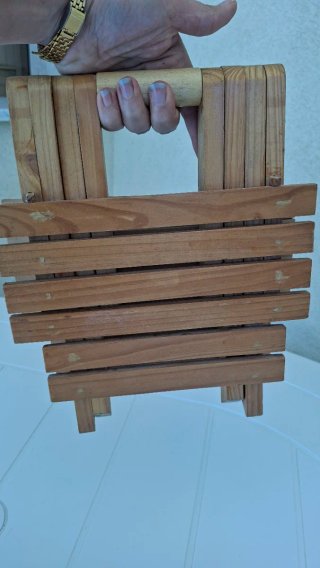 Sgabello x bambini [richiudibile] in legno