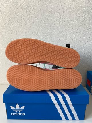 Zapatillas Adidas Gazelle Verde y Rosa